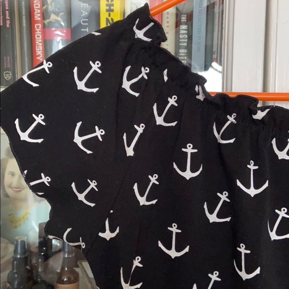 *SOLD* ⚓️Sourpuss anchor dress (w/out red bow)⚓️ - Picture 7 of 8